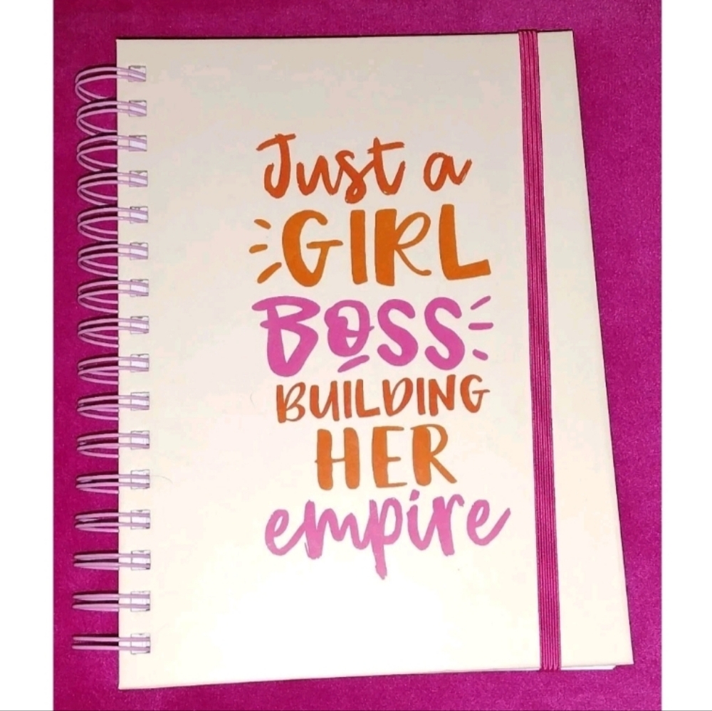 Just a Girl Boss Building Her Empire: Lined Checklist Diary Journal Notebook